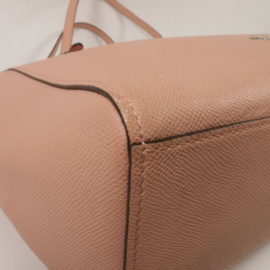 COACH 牛皮皮革Shoulder Tote肩背袋-8
