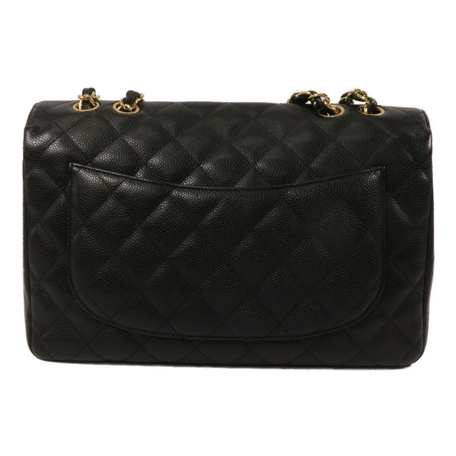 CHANEL 牛皮皮革Large Classic鏈帶肩背袋-2