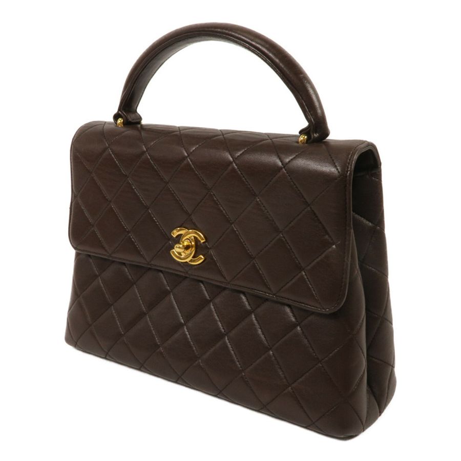 CHANEL 羊皮皮革Vintage Top Handle Handbag手挽袋-1