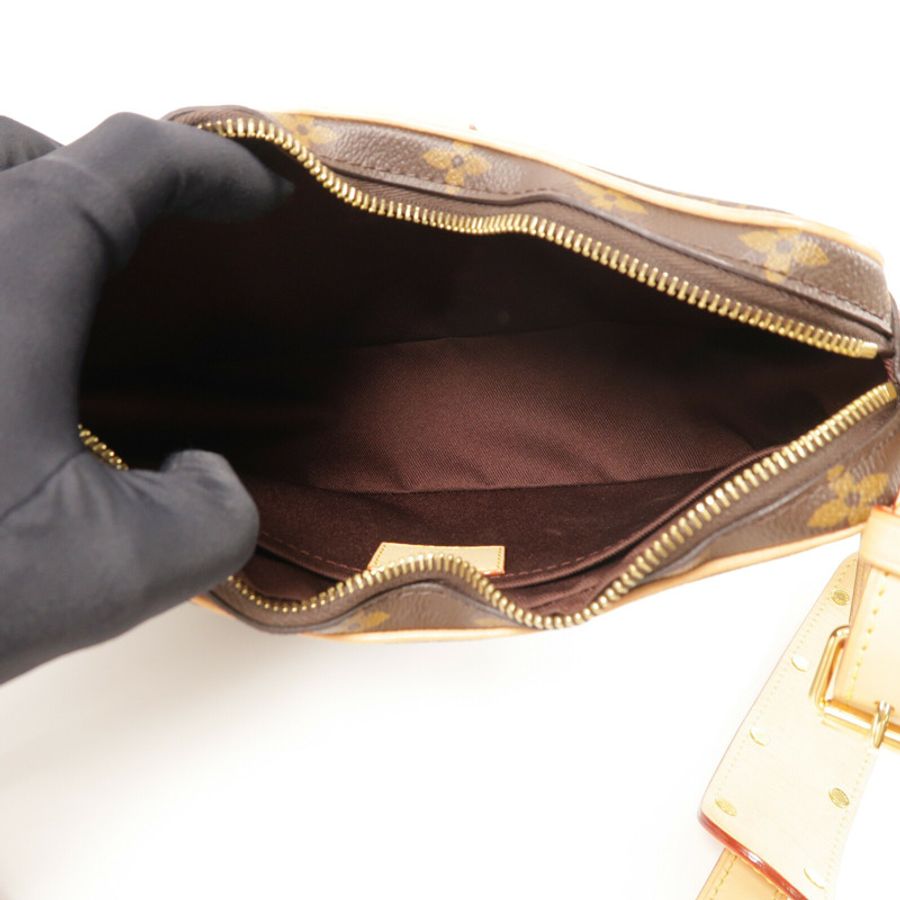 LOUIS VUITTON Monogram Croissant MM金扣手挽肩背兩用袋-4