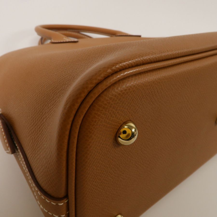 HERMES Epsom皮革Bolide 1923-30手挽肩背兩用袋Gold-13