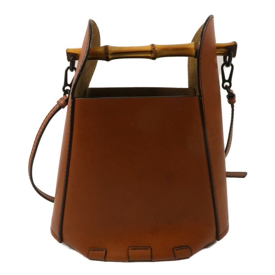LOEWE 牛皮皮革Bamboo Bucket Bag手挽肩背兩用袋-2