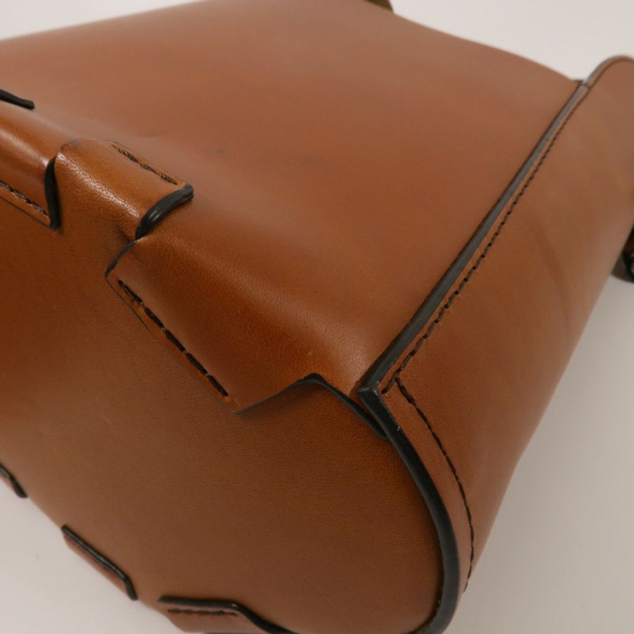 LOEWE 牛皮皮革Bamboo Bucket Bag手挽肩背兩用袋-9