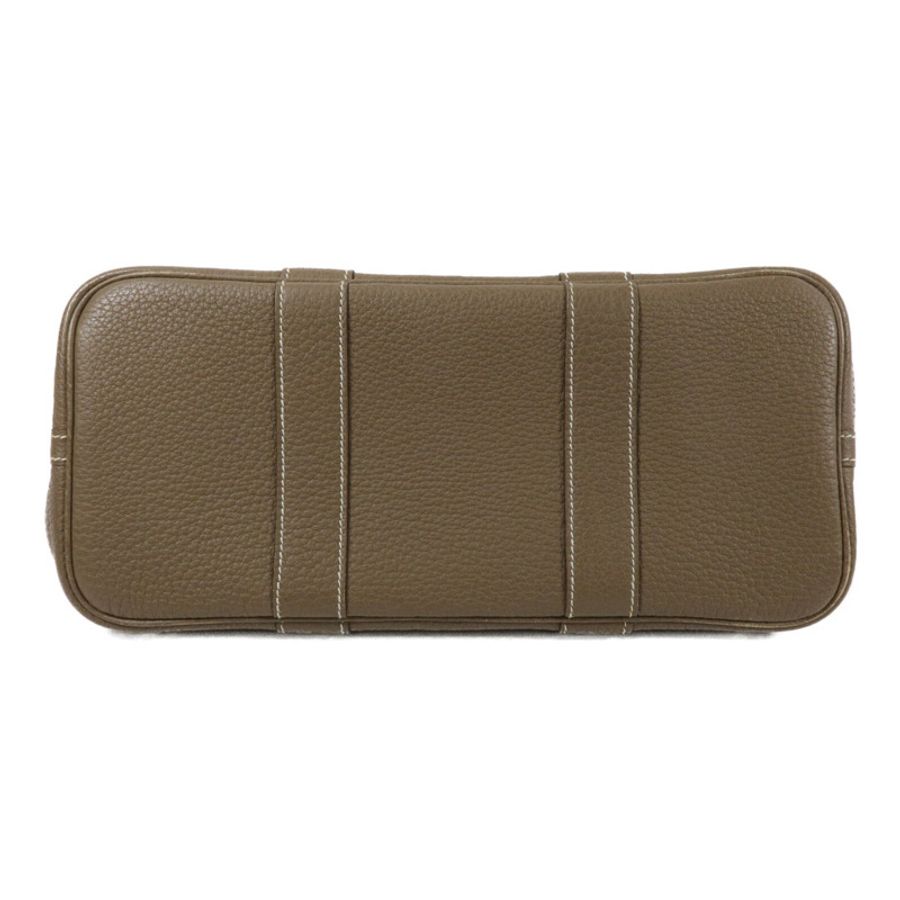 HERMES Negonda皮革Garden Party TPM手挽袋Etoupe-3