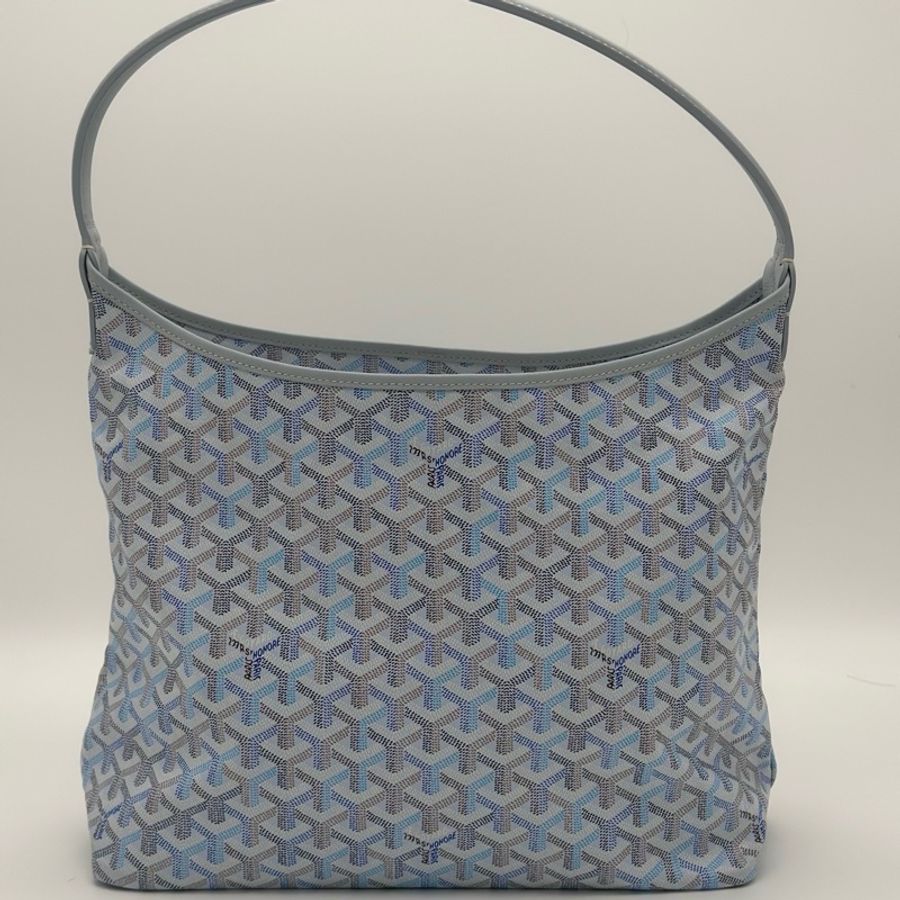 Goyard/戈雅 限量冰川藍Hobo腋下包子母包肩背包-2