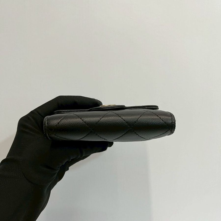 Chanel 雙層零錢 卡包 晶片款-5
