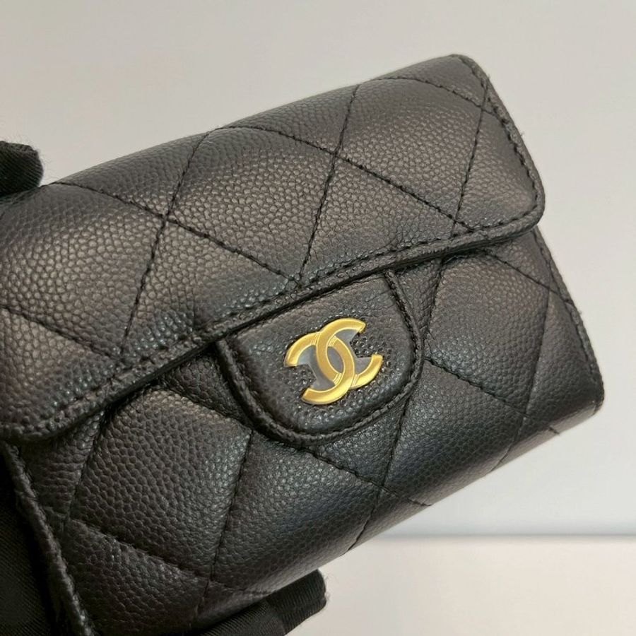 Chanel 雙層零錢 卡包 晶片款-6