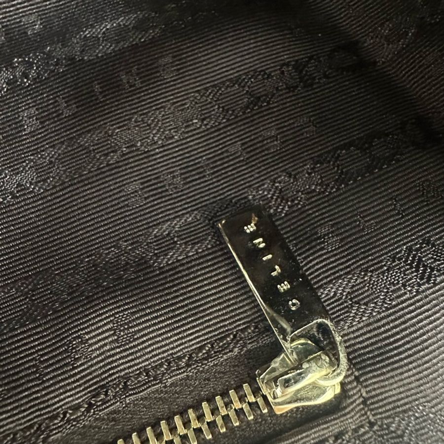 【赫蒂國際精品】Celine Boogie 棕色帆布米色皮革手提包 vintage-27