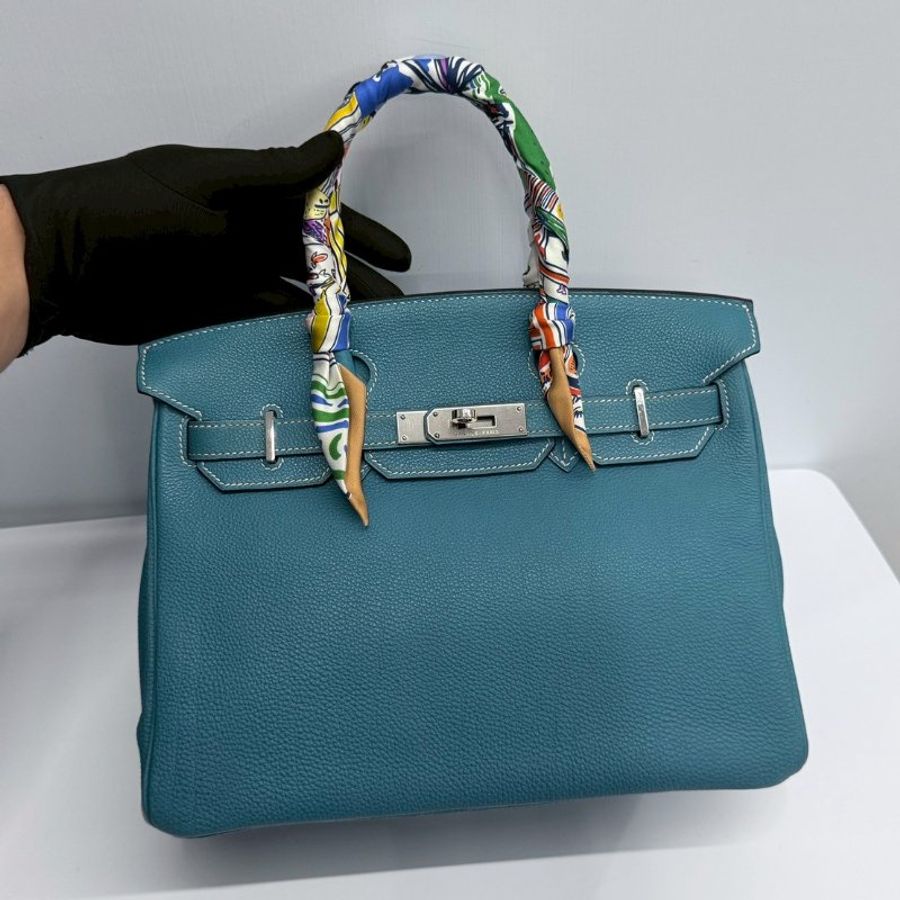 Hermes Birkin30 銀扣 方框I-0