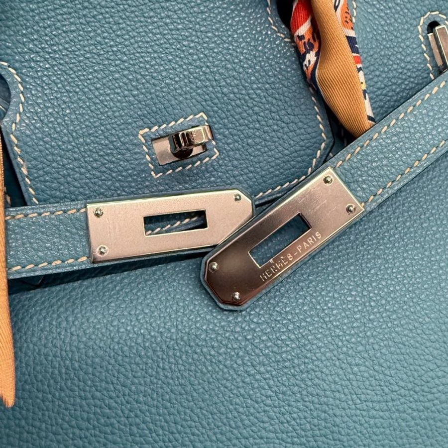 Hermes Birkin30 銀扣 方框I-7