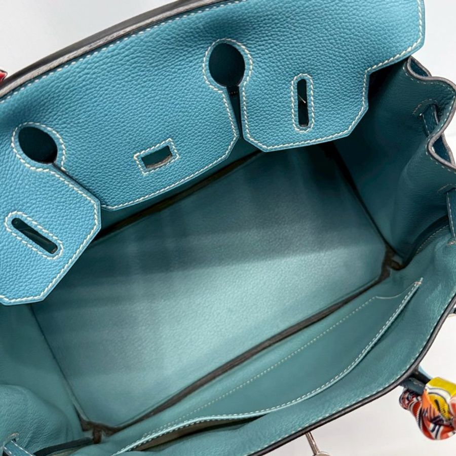 Hermes Birkin30 銀扣 方框I-8