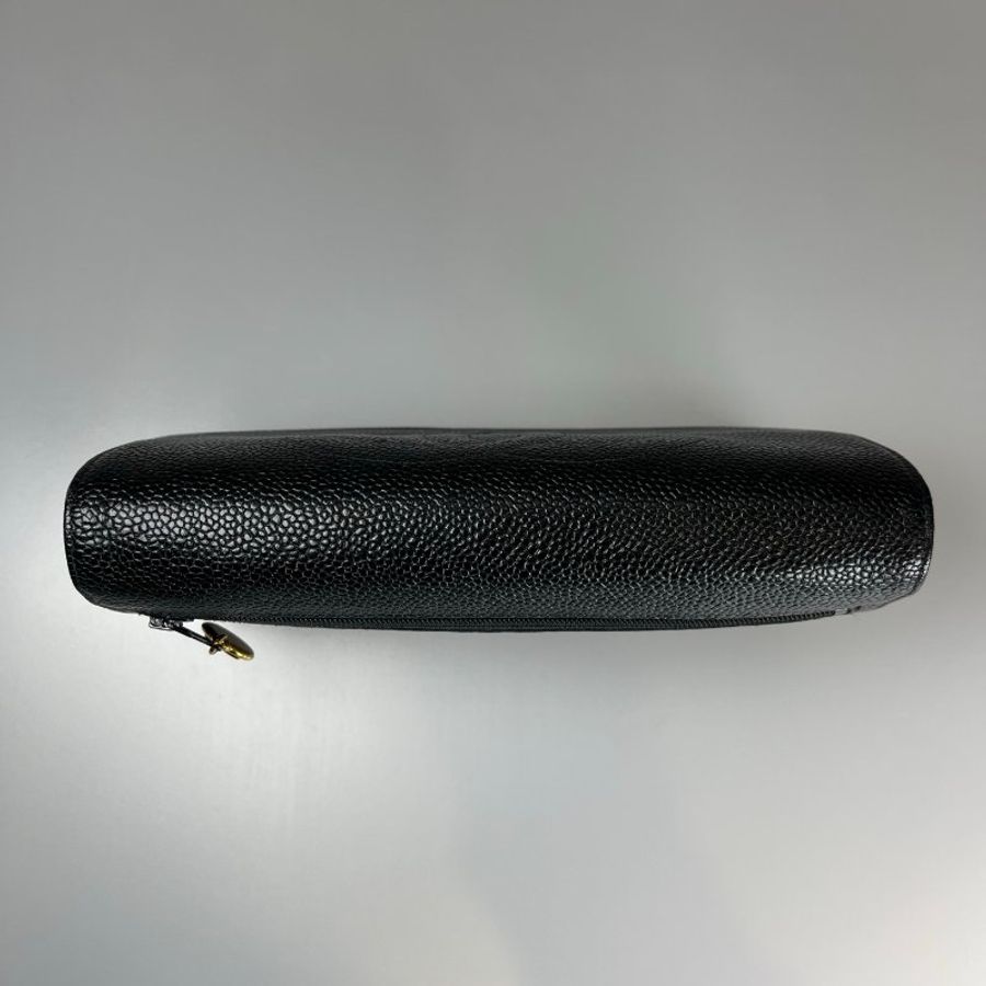 CHANEL VINTAGE金幣WOC包 黑荔枝 A13509/保卡款5開-5