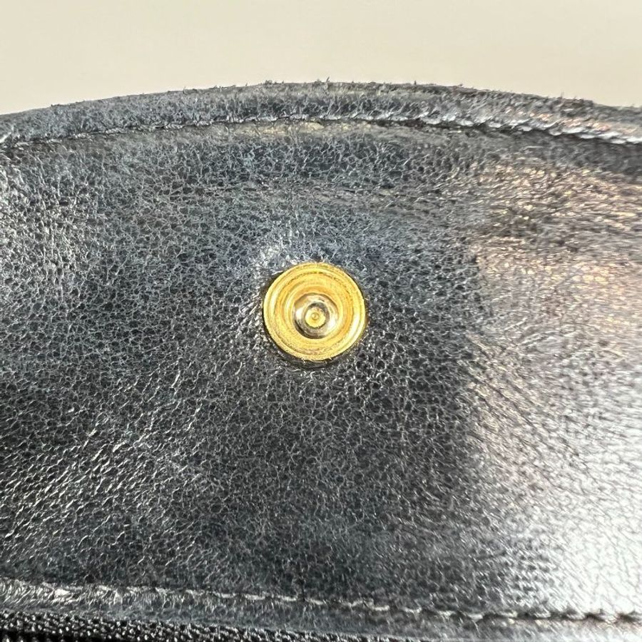 CHANEL VINTAGE金幣WOC包 黑荔枝 A13509/保卡款5開-13