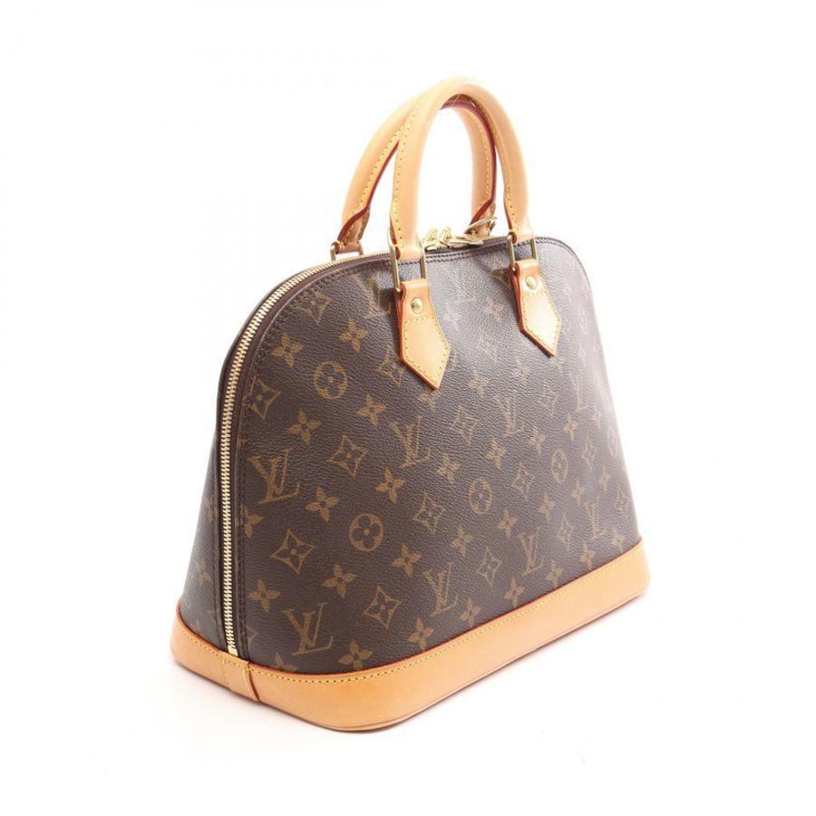 路易威登 Alma PM 手提包 M51130 Monogram 帆布皮革棕色二手女士 LV-1