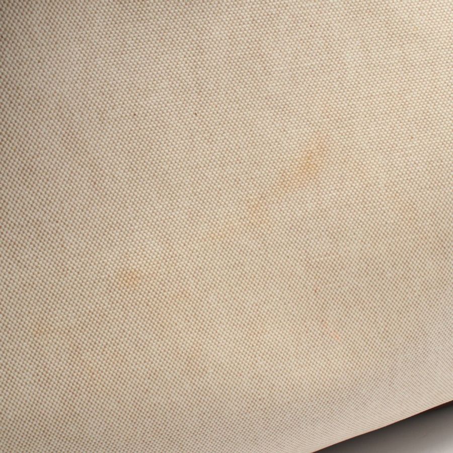 HERMES Victoria 包 Toile H 帆布 Clemence 皮革 米色 棕色 米色 二手 GHW-6