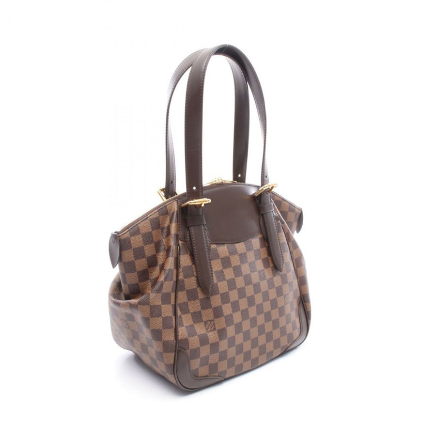 路易威登 Verona MM 單肩包 N41118 Damier 帆布棕色 Ebene 二手 LV-1