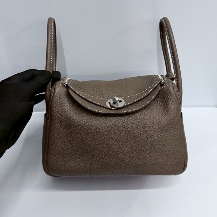 Hermes Lindy26 大象灰銀釦 Y刻 全配膠膜在 98新-0