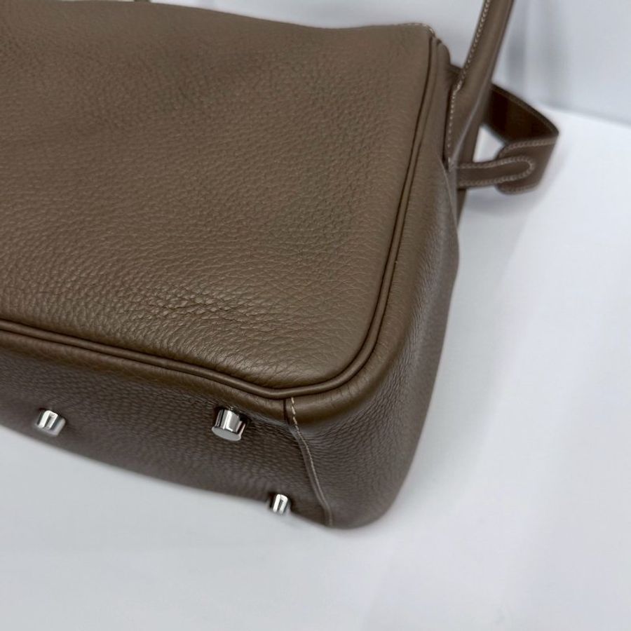 Hermes Lindy26 大象灰銀釦 Y刻 全配膠膜在 98新-7
