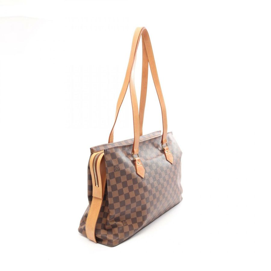 路易威登 Colombine 單肩包 M99037 Damier 帆布 Ebene 皮革 二手 LV-1