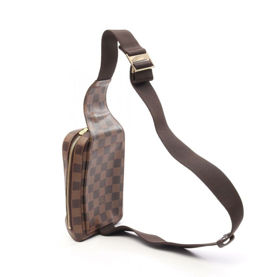 路易威登 Geronimos 腰包 N51994 Damier 棕色 Ebene 二手男女通用款 LV-1