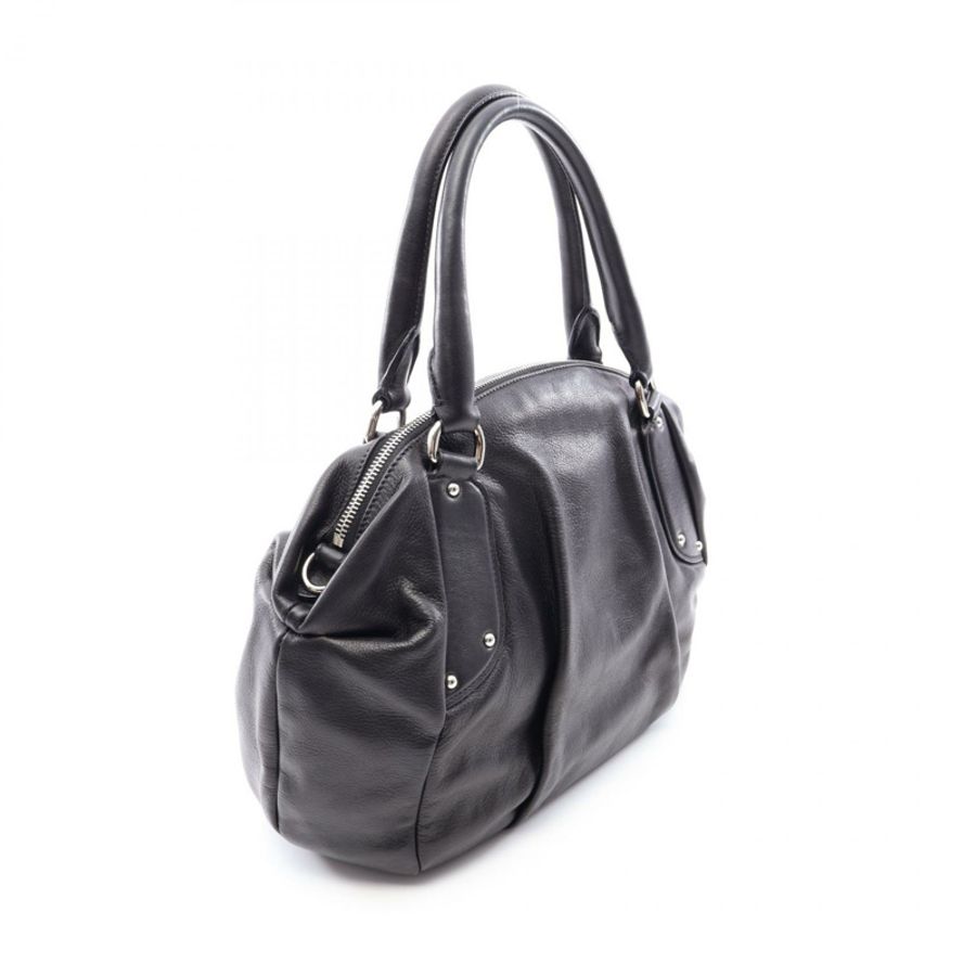 PRADA SOFT CALF 手提包 BL0529 皮革 黑色 二手 女士-1