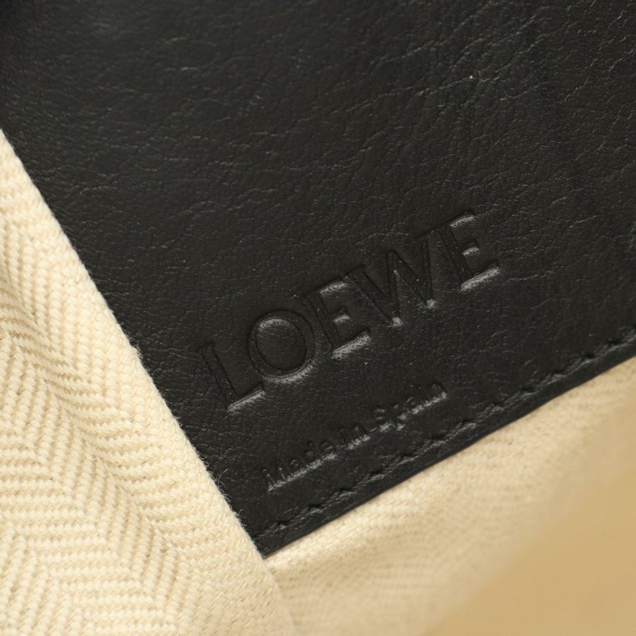 LOEWE HAMMOCK 小號單肩手提包,皮革材質,駝色、灰色、黑色,二手女款-3