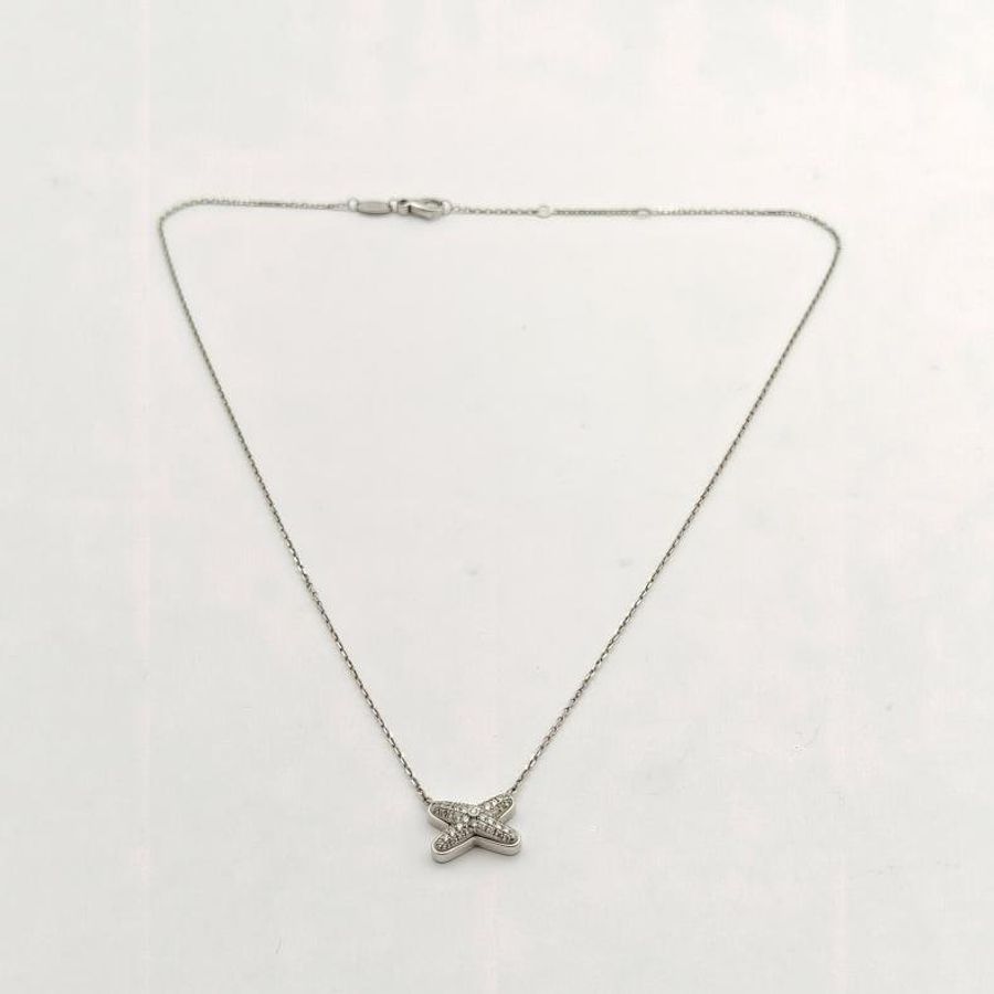 CHAUMET 18K白金鑽石Liens緣系一生系列項鏈-5