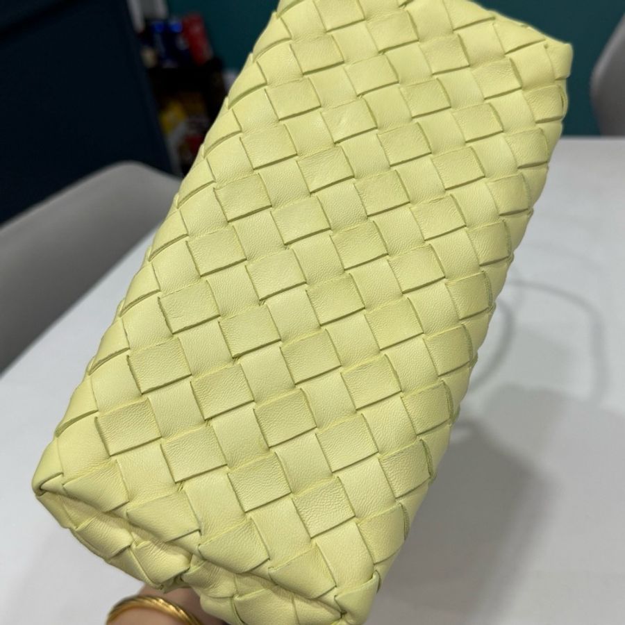 Bottega Veneta 葆蝶家Andiamo 小雞黃 編織蝴蝶結 8字扣 手提包單肩包 斜背包-5