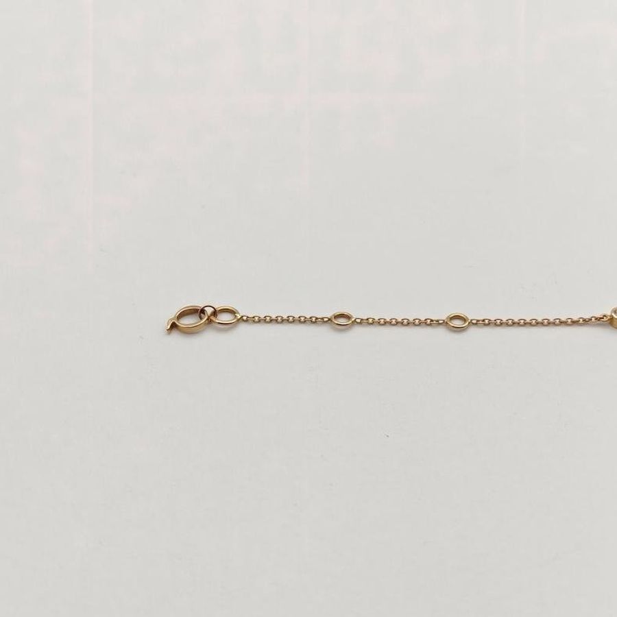 Qeelin 18K玫瑰金鑽石鑲鑽葫蘆手鏈-5