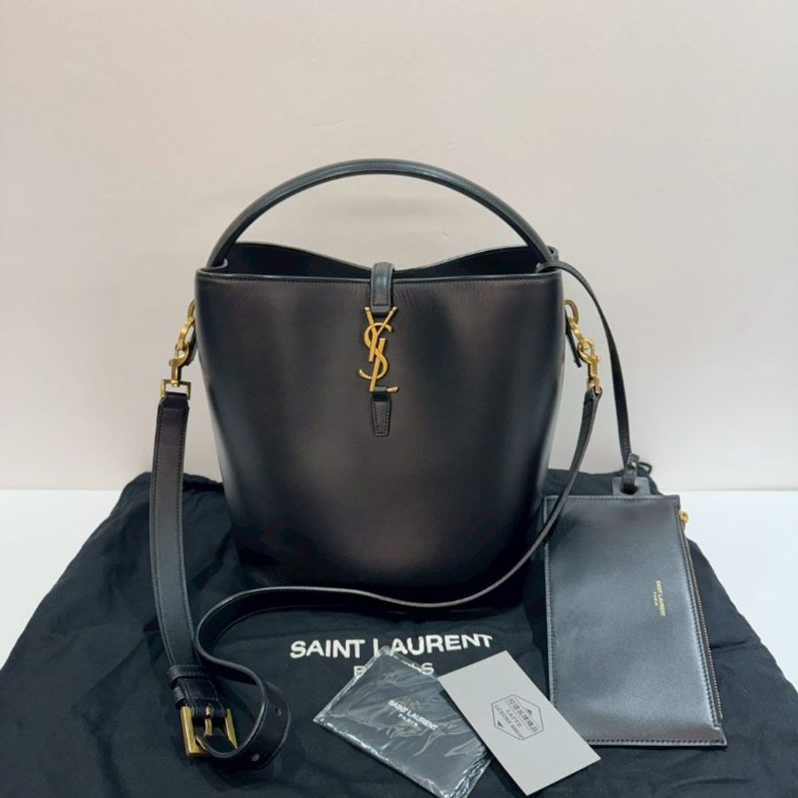 YSL LE 37 斜背包/側背包/水桶包/手提包 中號 9成新-0