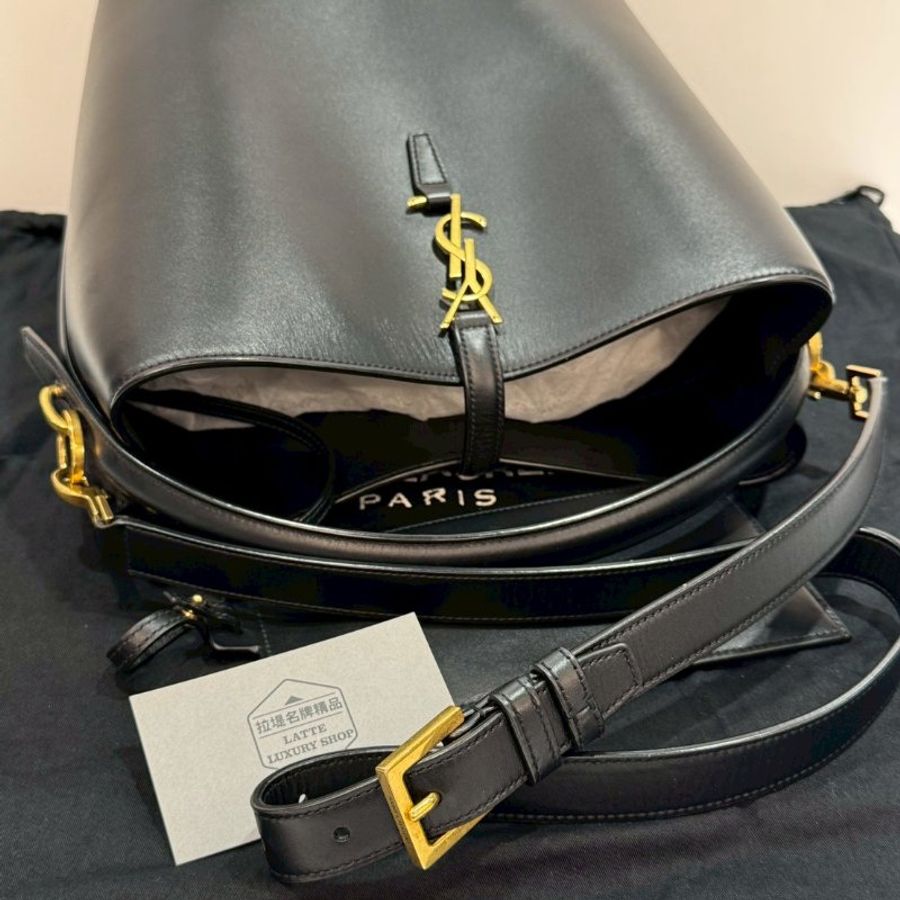 YSL LE 37 斜背包/側背包/水桶包/手提包 中號 9成新-12