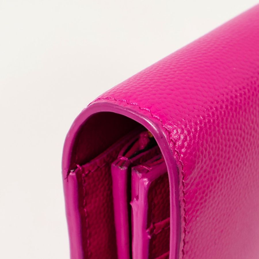 SAINT LAURENT 牛皮皮革Long Wallet長錢包-18