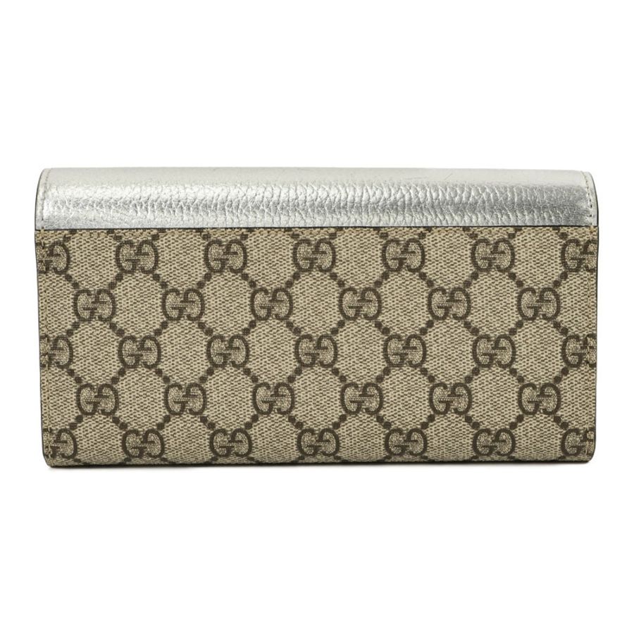 GUCCI 塗層帆布Long Wallet長錢包-1