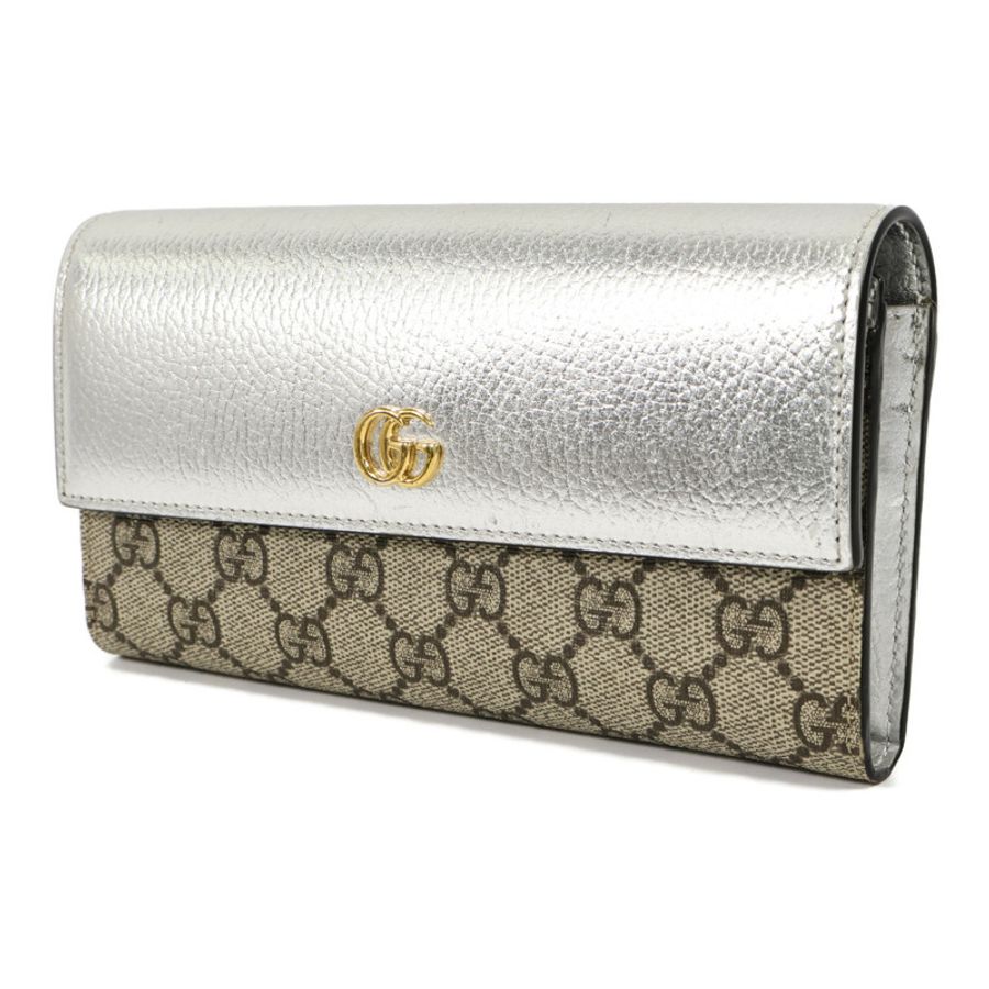 GUCCI 塗層帆布Long Wallet長錢包-2