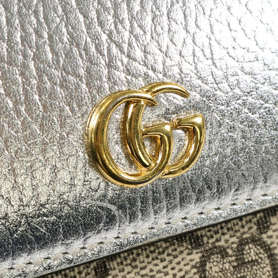 GUCCI 塗層帆布Long Wallet長錢包-9