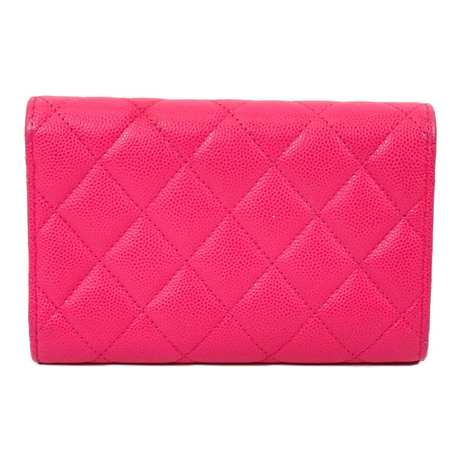 CHANEL 牛皮皮革C19 Medium Flap錢包-1