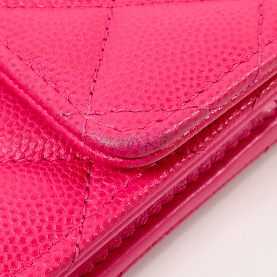 CHANEL 牛皮皮革C19 Medium Flap錢包-18