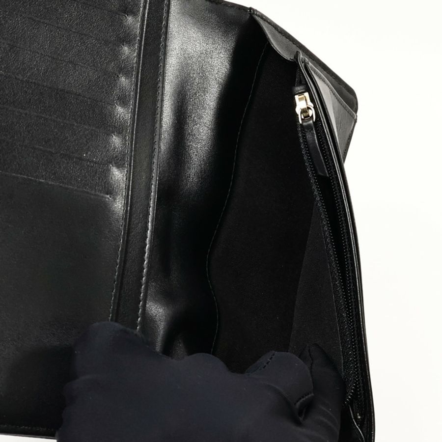 CHANEL 牛皮皮革Boy Chanel Long Wallet-6