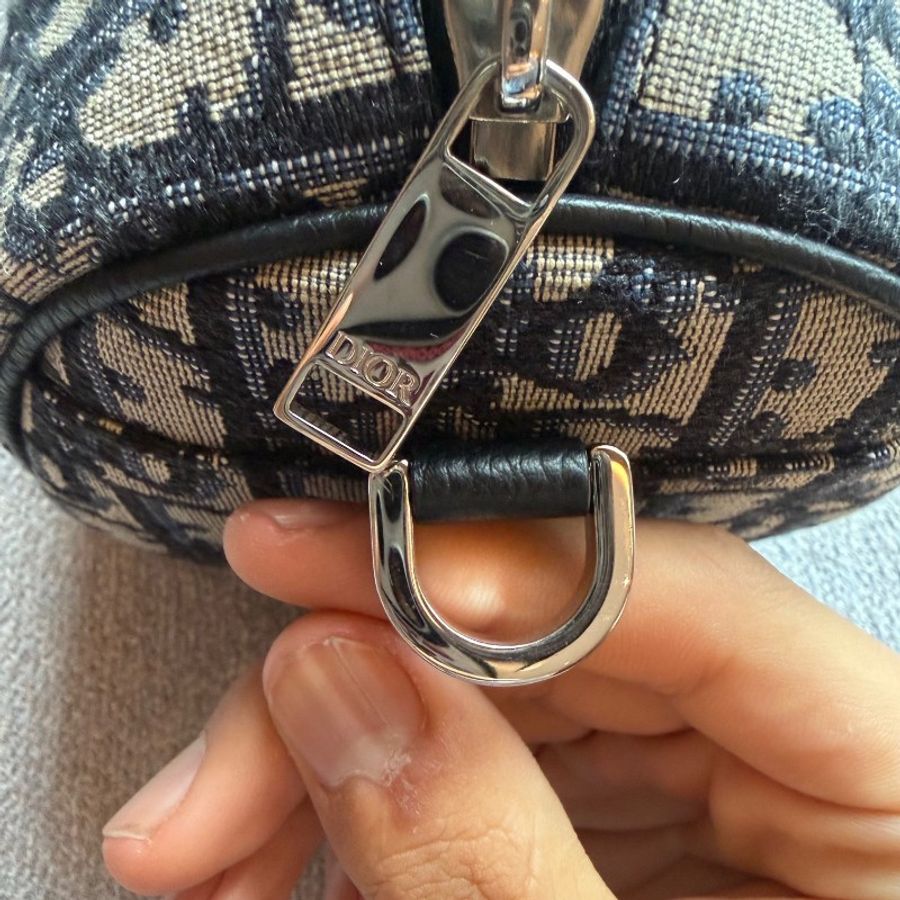 DIOR迪奧oblique老花圓筒斜揹包-7