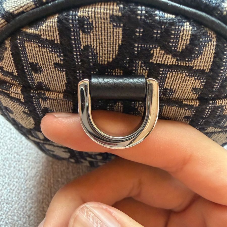DIOR迪奧oblique老花圓筒斜揹包-8