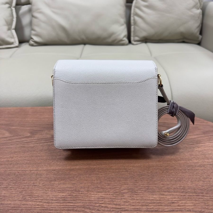 愛馬仕Hermès Roulis19 冰川白淡金扣 Evercolor皮-1