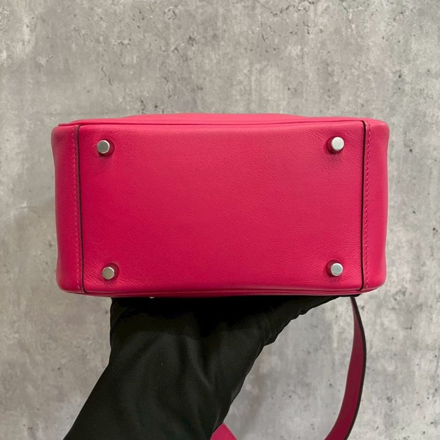 Hermes Mini Lindy 銀釦-4