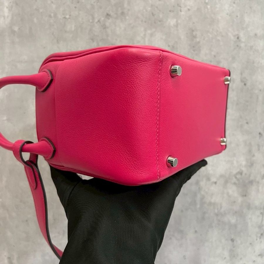 Hermes Mini Lindy 銀釦-5