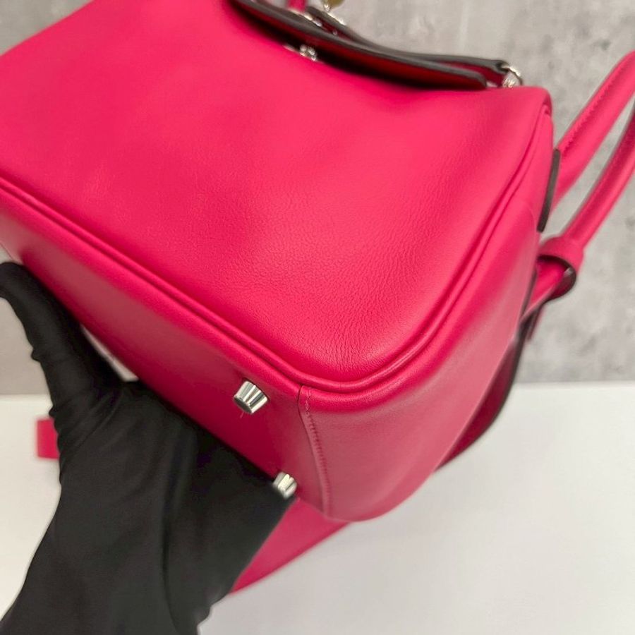 Hermes Mini Lindy 銀釦-8