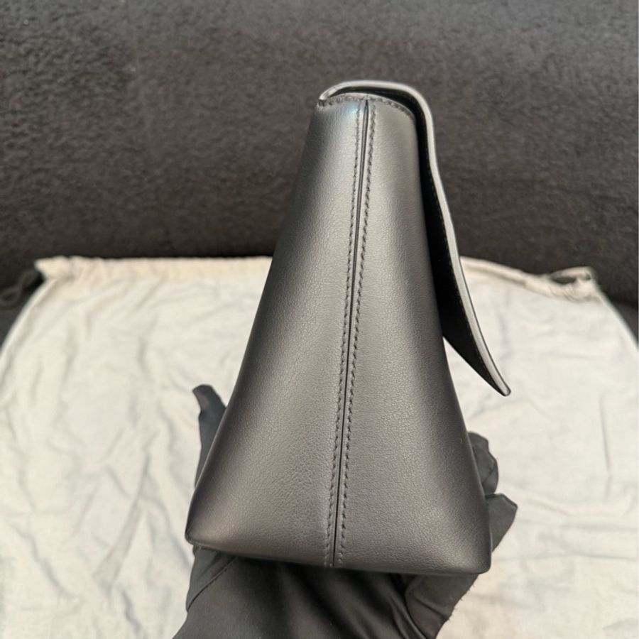 Balenciaga/巴黎世家 Downtown黑色小號沙漏包 底長29cm-3