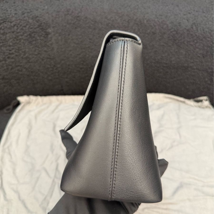 Balenciaga/巴黎世家 Downtown黑色小號沙漏包 底長29cm-4