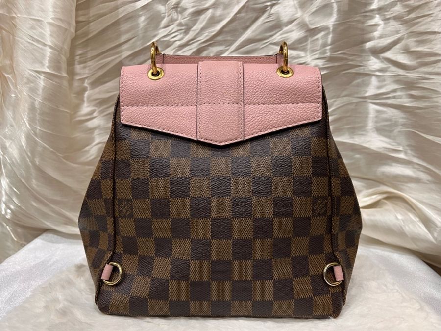 Louis Vuitton 路易威登| 【二手正品】棋盤格拼接後背包 (芭蕾粉) / 附單背帶-1