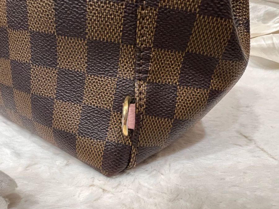 Louis Vuitton 路易威登| 【二手正品】棋盤格拼接後背包 (芭蕾粉) / 附單背帶-17