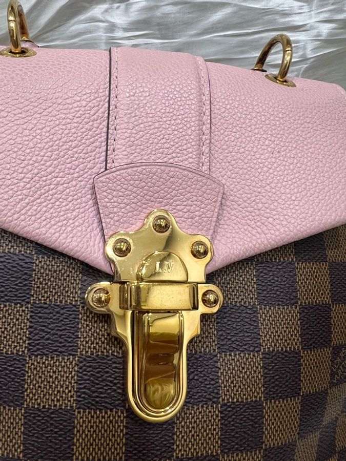 Louis Vuitton 路易威登| 【二手正品】棋盤格拼接後背包 (芭蕾粉) / 附單背帶-27
