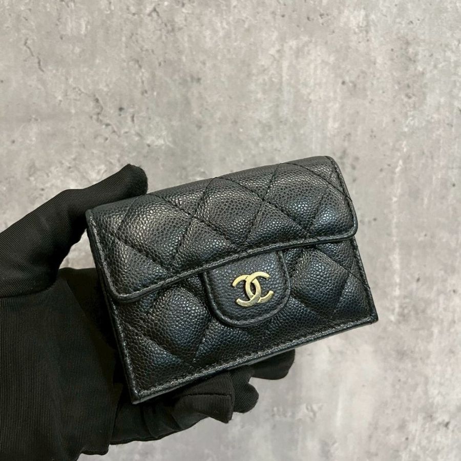 Chanel Mini 三摺短夾 晶片款-0